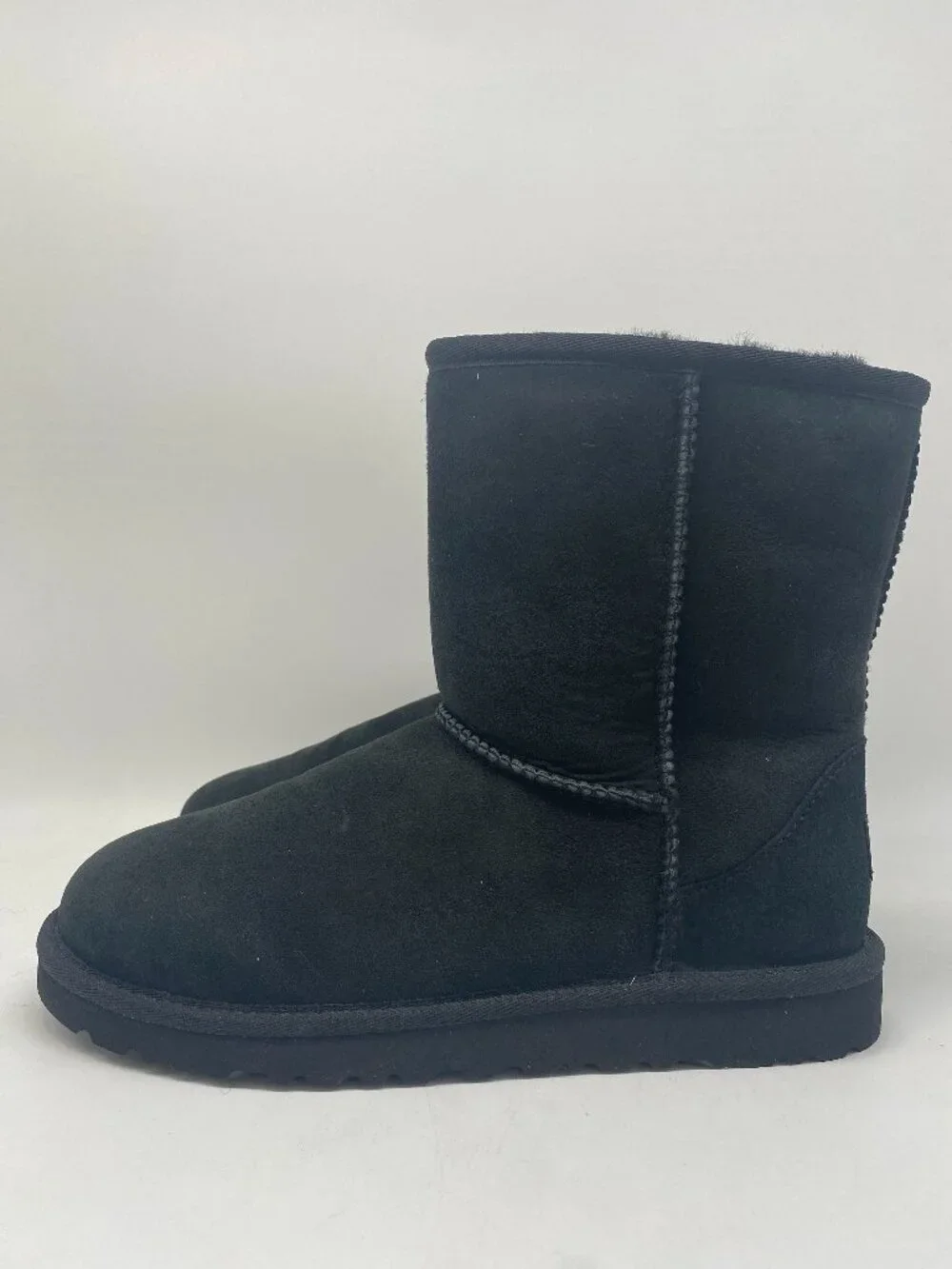 UGG CLASSIC BOOTS BLACK US BIG KIDS SIZE 6 # 5251Y K